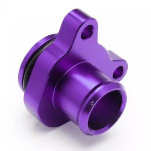 China CNC Custom Precision Car Water Pipe Joint with Clamp Anodizing Aluminum Accessories wholesale
