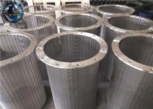 China Welded Wedge Wire Filter For Chemical / Environmental Protection Industry on sale