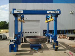 China Safety Overload Limiter Rubber Tired Gantry Crane 80 Ton Easy Operation wholesale