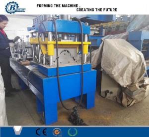 China Ridge Cap Roll Forming Machine 5.5KW Power ±2mm Cutting Tolerance wholesale