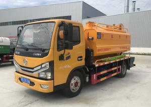 China RHD 5m3 Vacuum Sewage Suction Truck With Jurop Vacuum Pump wholesale
