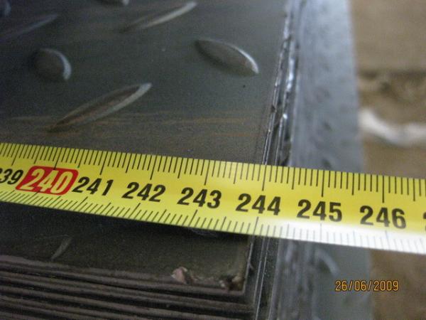 2348mm / custom cut Q195, Q235, Q345 Hot Rolled Coils / Sheet / Checkered Steel Plate