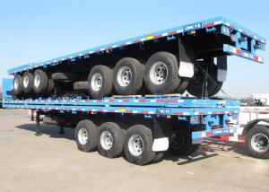 China CIMC flat bed trailer BPW alxes 40 foot flat deck trailer for sale with front plate for sale on sale