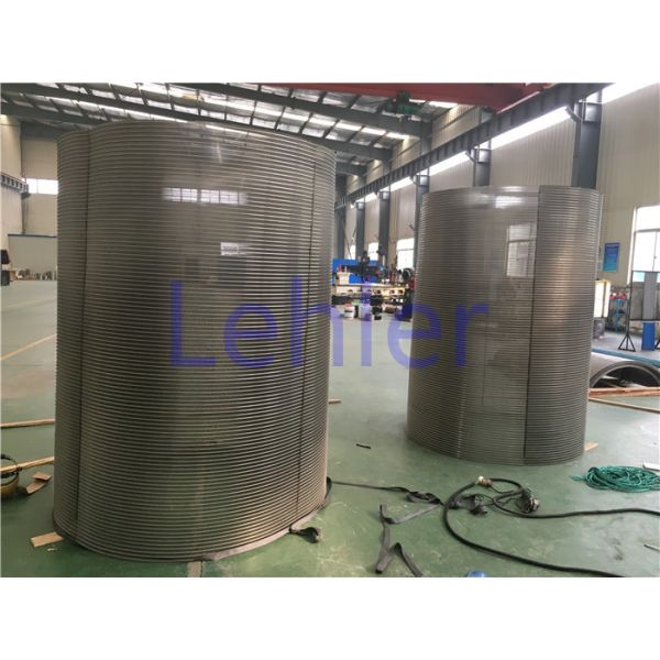 Rotary Drum Wire Slotted Screen Inside To Outside Type WWS-210 Abrasion Resistant