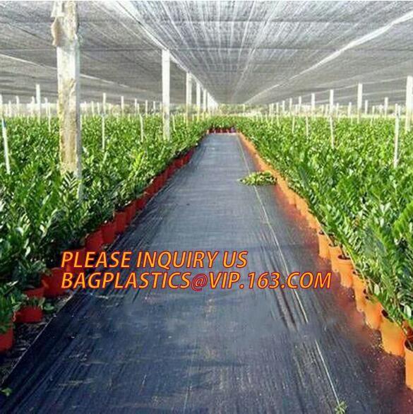 Anti-UV Landscape Fabric PP Woven Agricultural Weed Control,PP Woven Landscape Fabric Garden Weed Barrier Mat, bagplasti