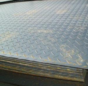China Galvanized / galvalume ASTM A36, Q235B, Q345B Hot Rolled Checkered Steel Plate / Coils wholesale