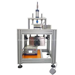 China FCC Textile Testing Equipment Semi Automatic KN95 Mask Side Edge Sealing Pressing Machine wholesale