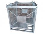 1500KG Capacity Steel Cage Box Hot Galvanized Mesh Cages For Storage