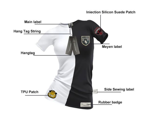 Custom Flag Welding Heat Press Badge Applique 3D Tpu Clothing Logo Patches