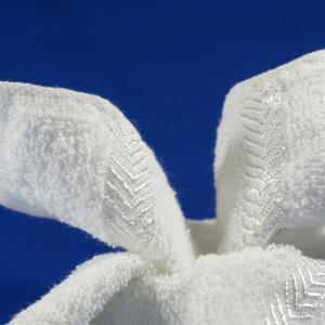 China Traveling PVC Tray Airline Satin Viscose Towel wholesale