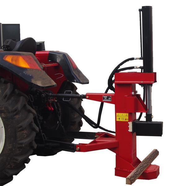 Quality 15hp Hydraulic Vertical Tractor Mounted Log Splitter 18 Tonne RAM for sale