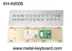China USB Port Industrial Customized weatherproof keypad , 24 Keys rugged keypad Metal wholesale