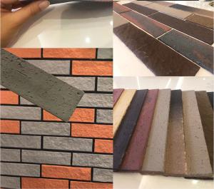 China Exterior  3.0mm Soft Flexible Ceramic Tile Building Facing Bricks Antiwear wholesale