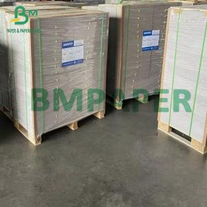China Recycled Pulp 0.4mm - 2mm Thick Double Sides Grey Paper Board For Folders wholesale