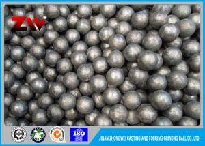 China Gold mining grinding Cast Iron Balls , Sag Mill Grinding Ball HRC 60-68 on sale