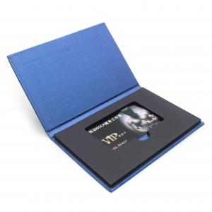 China Custom Printed Logo VIP Card Boxes / Cardboard Gift Packaging Magnetic Box wholesale