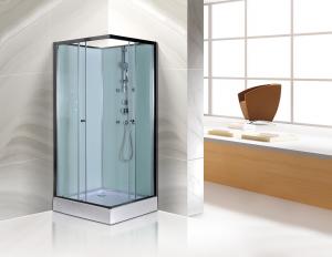 China Free Standing Square Corner Shower Stall Kits SGS ISO9001 Certification wholesale