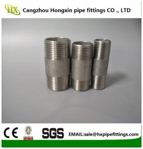 China Steel pipe nipple,galvanized pipe nipple ，BSP NPT steel nipple HIGH QUATITY wholesale