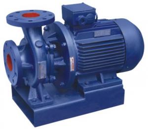 China ISW Horizontal Single Stage Centrifugal Pump Inline End Suction, 380V/50/60Hz, Cast Iron Material wholesale