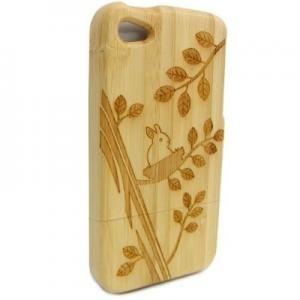 China Newest natural wooden bamboo phone case for iphone 5, wood case for iphone 5 on sale