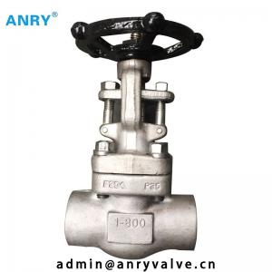 China High Temperature Forged Steel Gate Valve High Pressure 800LBS Bolted Bonnet wholesale