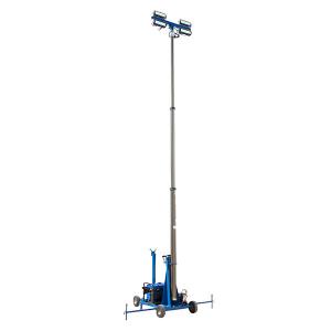 China 4x120W LED mobile lighting tower/gasoline generator light tower/pneumatic lighting mast on sale