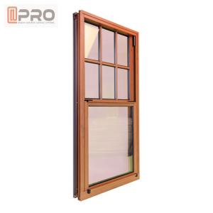 China 1.4mm Thickness Single Hung Window With Electrophoresis Surface Treatment wholesale