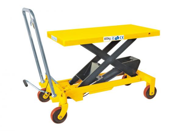 Quality Heavy Weight Manual Lift Table , Materials Handling Small Hydraulic Lift Table for sale