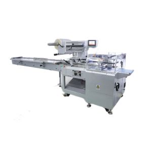Servo Motor Temperature Control Frequency Conversion Flow Wrapping Machine with