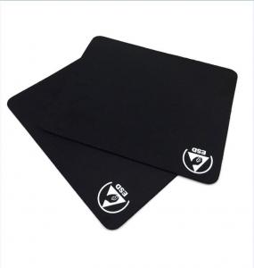 China Black Esd Products Mouse Pad Anti Static Fabric Material 220 * 180mm wholesale
