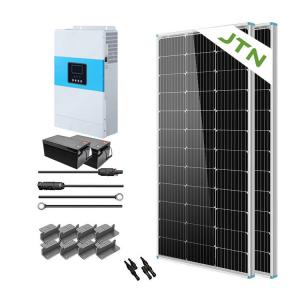China 3kw Monocrystalline Solar Panel Roof Mounting Kit For Business FCC Certified wholesale