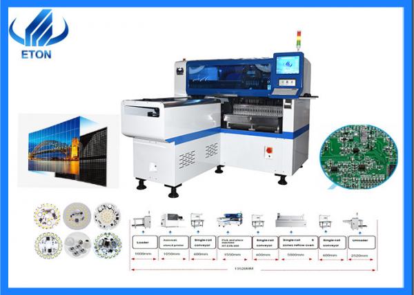 Quality 8 Heads LED Chip Mounter Machine HT-E8S 380AC 50Hz CE Approval Multi - Functional for sale