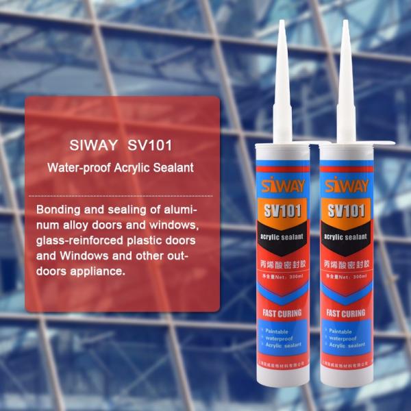 Bathroom Paintable Acrylic Sealant High And Low Temperature Resistance