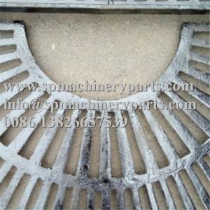 China Custom Landscape Architecture Design Parts 1000mm Square Cast Grey Iron Tree Grate In Two Halves wholesale
