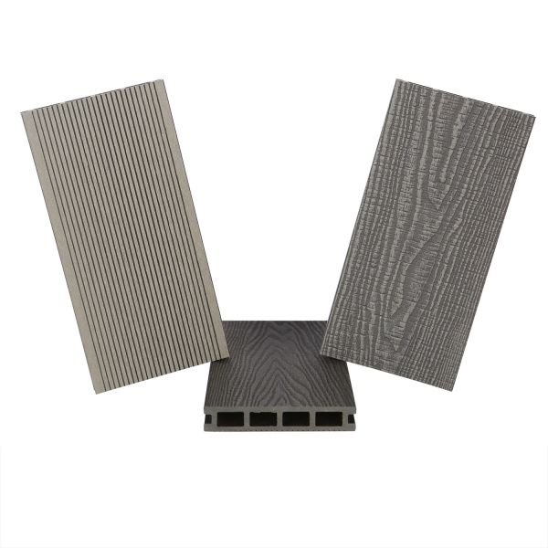 3D Deep Embossing WPC Decking with Online Technical Support and Distressed