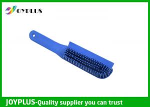 China Customized Color Rubber Dog Brush , Dog Cat Cleaning Brush TPR Material PC0330 wholesale