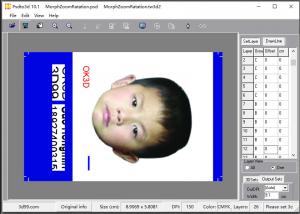 China OK3D PSDTO3D101 lenticular software 3d lenticular products 3d flip lenticular printing software 2d to 3d design on sale