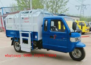 China QUALITY Material chinese mini garbage truck 3-wheel 22hp 5cbm small trash trucks for sale wholesale