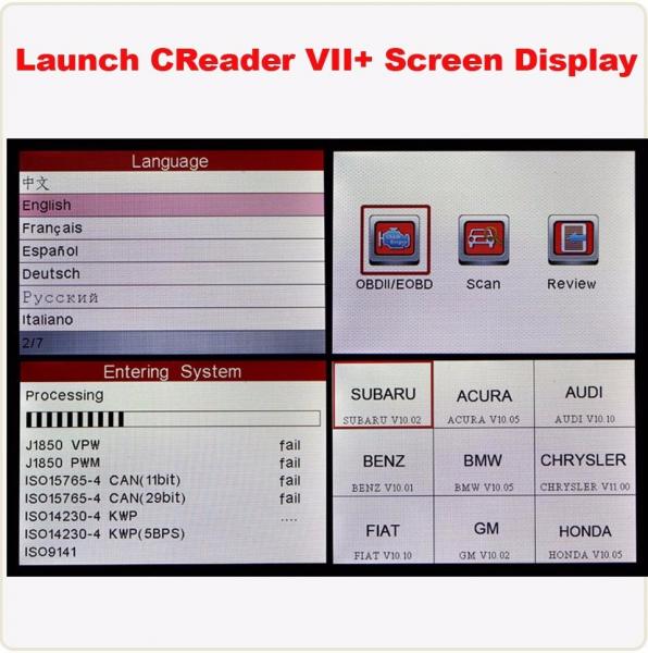 New Launch X431 CReader VII+ Auto Code Reader Launch CReader VII Plus Update Online
