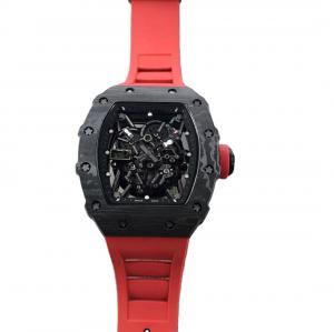 China Sapphire Crystal Men'S Mechanical Watch Richard Mille Silicone Wrist 26cm on sale
