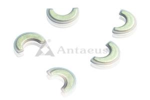China Ivory Electrical Component Metallized Alumina Ceramics Insulator Anti corrosion wholesale