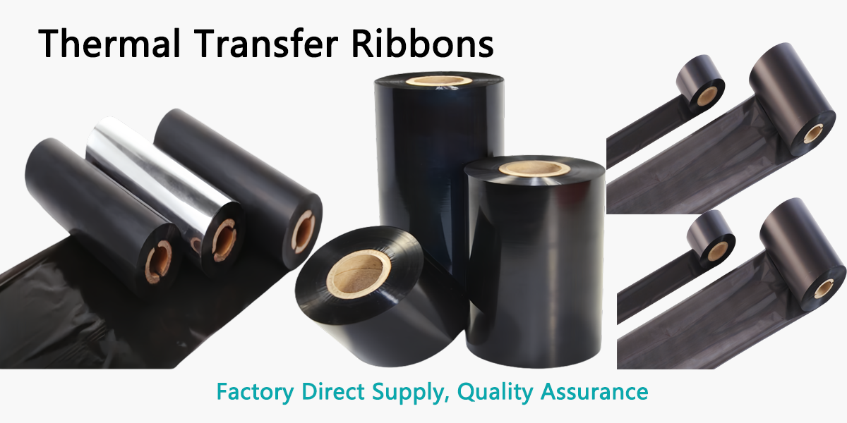 55mm Width Thermal Transfer Ribbons 500m Length Printer Thermal Ribbon