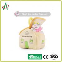 China ASTM Huggable Plush Rattle Toys With PP Cotton Filled for sale