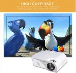 1200 Lumens 800x480 HDMI/AV/VGA/USB Input LED Video Projector HD Home Theater