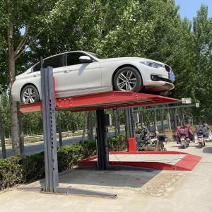 China Home Garage Auto Hydraulic Elevated Car Parking System 2 Post Energy Saving 2.2kW on sale