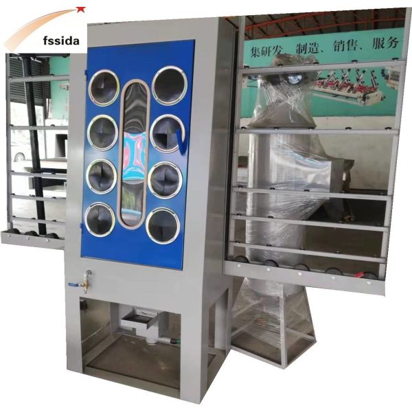 Small Size Manual Glass Sandblasting Machine with Manual Gun Customized Request
