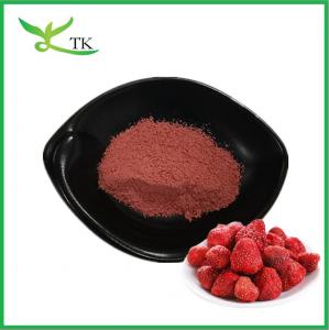 China Organic Freeze Dried Fruit Powder 100% Pure Freeze Dried Strawberry Powder Sugar Free wholesale