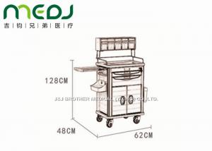China Anesthesia Hospital Medicine Trolley Multi - Function Cart MJTC02-03 wholesale