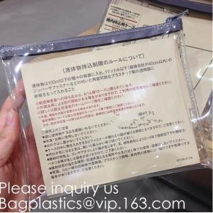 Frosted Pvc Document File Bag With Slider Zipper,Pvc Zip lockk Bag For File And