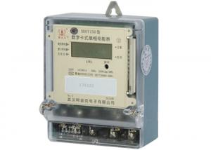 China Professional Prepaid Energy Meter Single Phase LCD Power Meter With Power Display wholesale